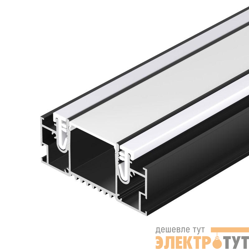 Профиль STRETCH-32-CEIL-CENTER-2000 BLACK L2000 алюм. Arlight 055208