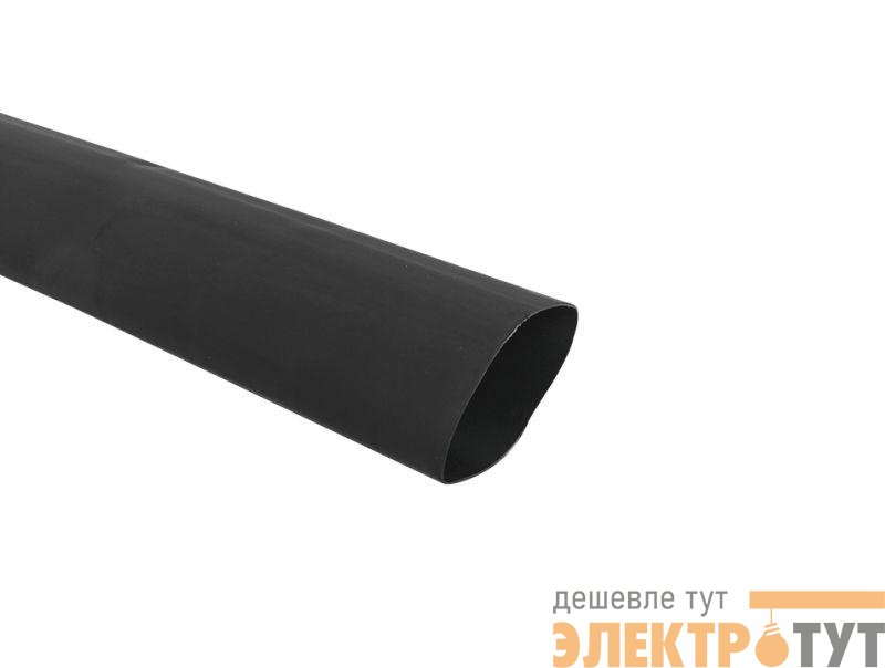Трубка термоусадочная ТУТк клеевая нг 52/13 черн. 1м (уп.10м) PROxima EKF tut4-k52-b