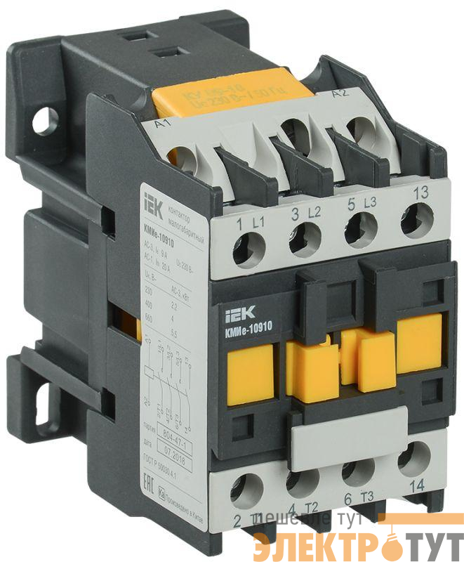 Контактор КМИе-10911 9А 110В/АС3 1НЗ GENERICA KKME11-009-110-01