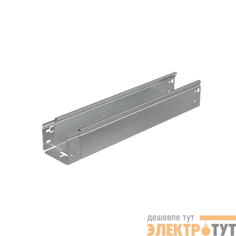 Лоток неперфорированный 80х100 L5000 1.0мм "Быстрый монтаж ПЛЮС" КМ PL14010