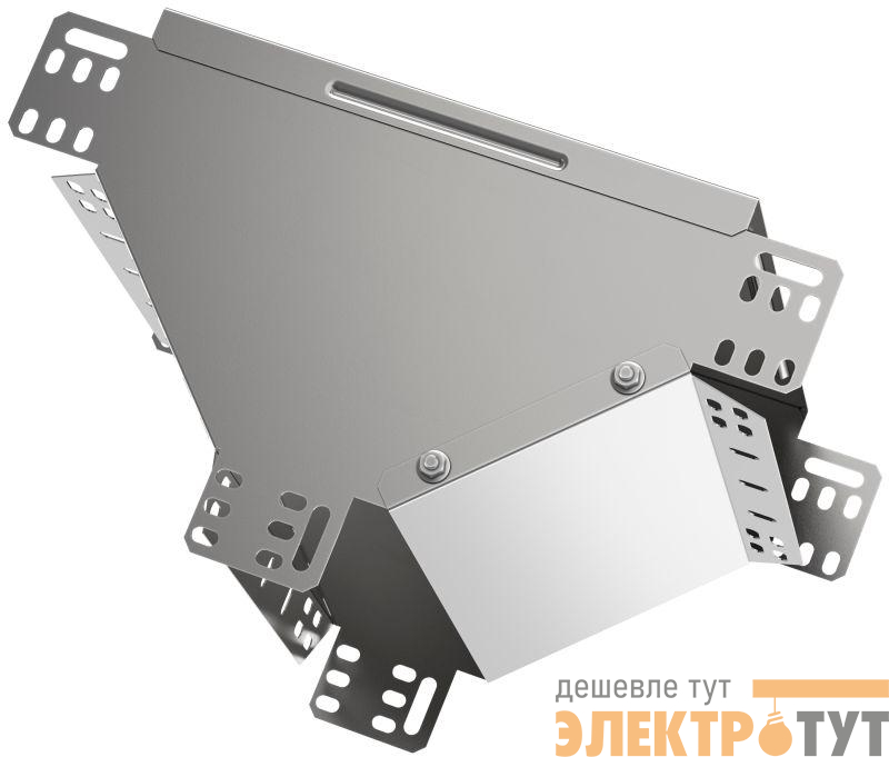 Ответвитель Т-образ. верт. вниз 80х200 IEK CLM50D-OVN-080-200