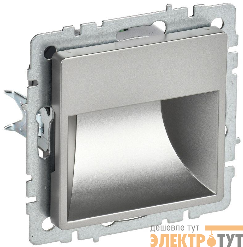 Подсветка светодиодная BRITE встраив. ПЛ20-БрС механизм сталь IEK BR-FL20-K46