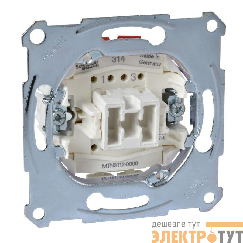 Механизм выключателя 1-кл. 2п СП Merten 10А IP20 SchE MTN3112-0000