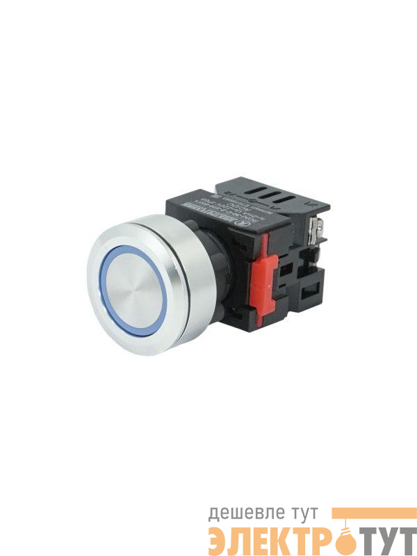 Лампа индикаторная ЛС(к)-30-С-2-220-65У1 светодиодная матрица d30мм 220В AC/DC IP65 син. Электротехник ET016993