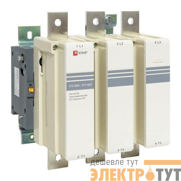 Контактор КТЭ 630А кат. 230В AC 1НО EKF ctr-b-630