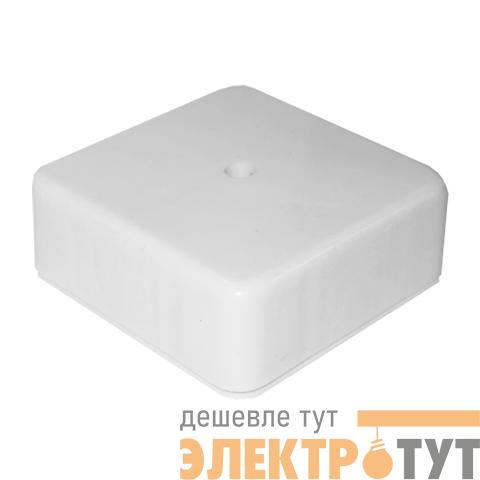 Коробка распределительная ОП 78х78х30мм IP41 крышка с винтов. креплением бел. Epplast 170210
