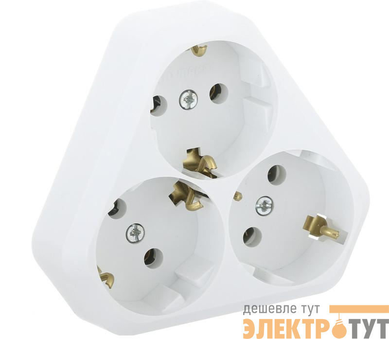 Розетка 3-м скрытой установки с заземл. Makel 10001234