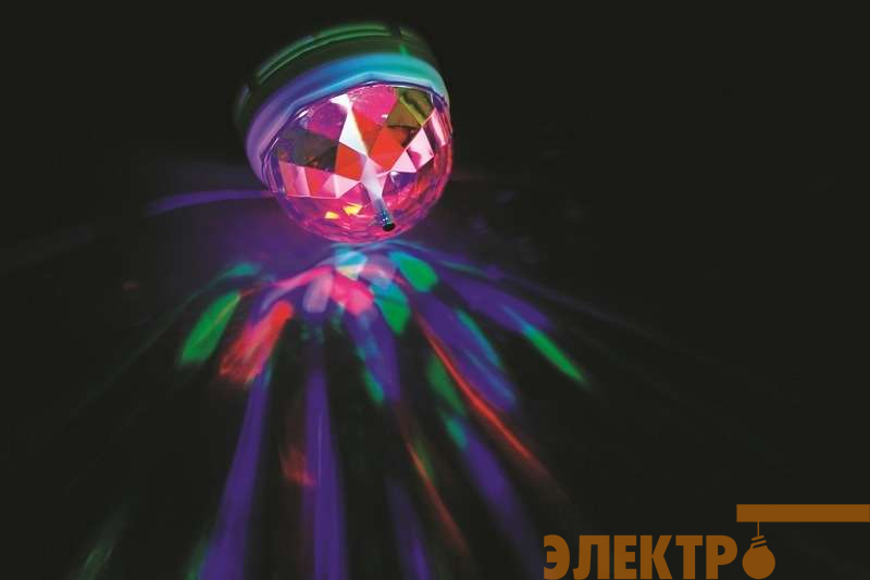 Дисколампа светодиодная 220В E27 мультиколор Космос KOCNL-EL142 изображение