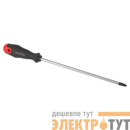 Отвертка крестовая PH 3х250мм двухкомпонентн. рукоятка 250PH3 Эра Б0055849