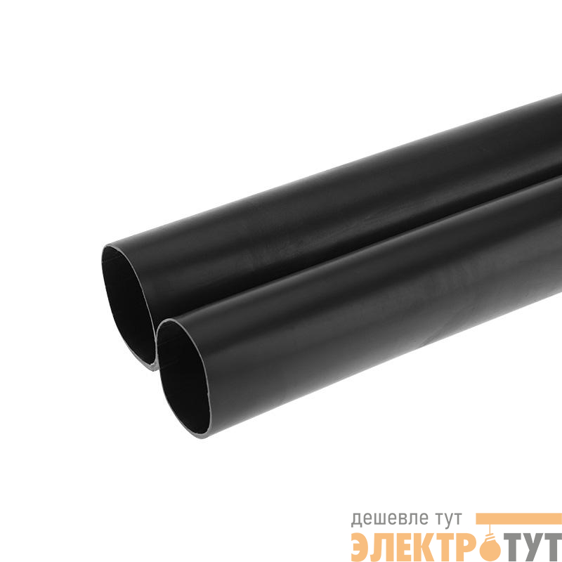 Трубка термоусаживаемая клеевая 70.0/12.0мм (6:1) черн. (уп. 2шт) по 1м Rexant 23-0070