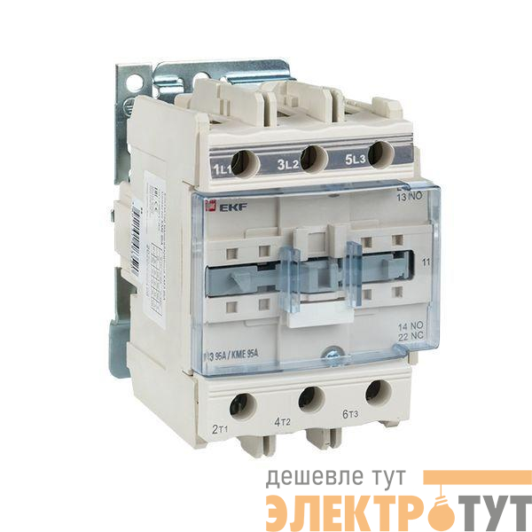 Контактор КМЭ 95А кат. 24В AC 1НО+1НЗ PROxima EKF ctr-s-95-24