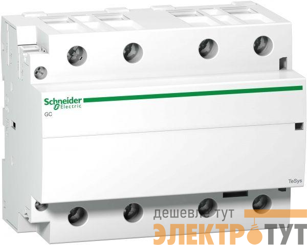 Контактор модульный 4п-4НО 100А 220В 50Гц SchE GC10040M5
