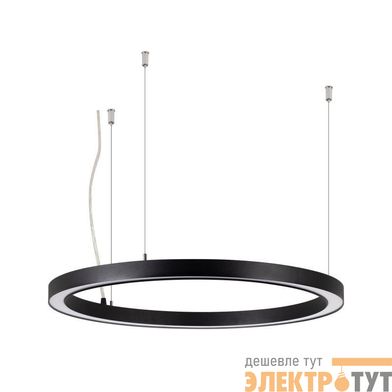Светильник светодиодный SP-CIRCLE-HANG-O3535-D600-35W Day4000 RAL9005 120deg 230В IP40 алюм. Arlight 049361