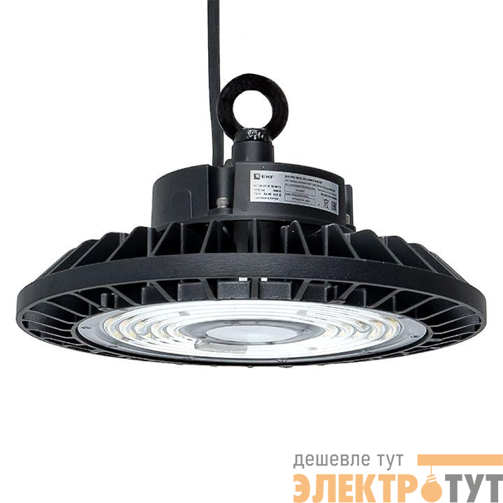 Светильник светодиодный ДСП-2101 100Вт 120град. 5000К IP65 промышленный для высоких пролетов EKF HIL-2101-100-120-5000