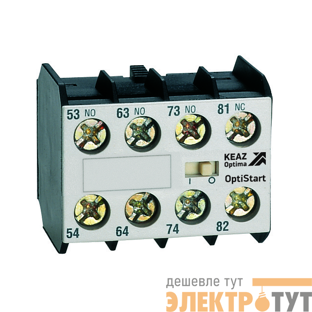 Блок контактный OptiStart K-MX-1022 фронтал. 2НО+2НЗ для мини-контакторов M КЭАЗ 335855