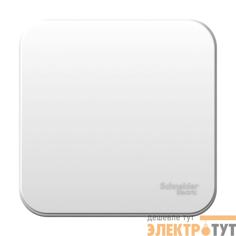 Выключатель 1-кл. ОП Blanca 10А IP20 (сх. 1) 250В с металлич. пластиной бел. SE BLNVA101021