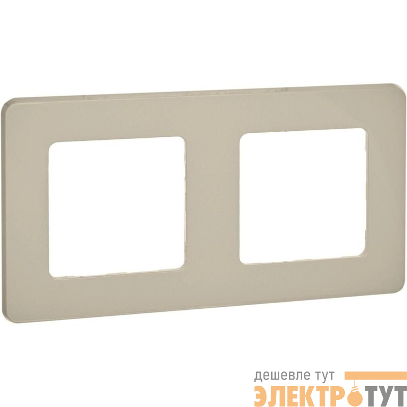 Рамка 2-м СП Inspiria IP20 сл. кость IEK 673941