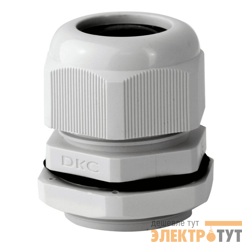Ввод кабельный Dкаб. 3-6.5мм IP68 PG7 с контргайкой DKC 52500