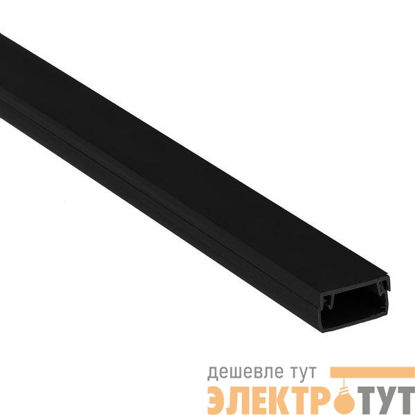 Кабель-канал 100х60 L2000 пластик Plast черн. EKF kk-100-60b