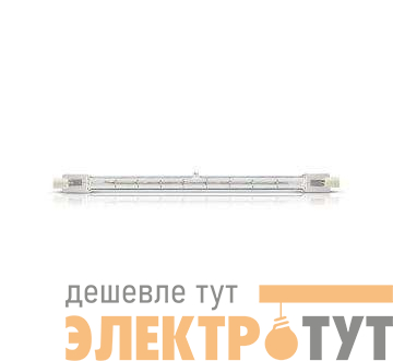 Лампа галогенная КГ 220-1000-5 1000Вт линейная R7s 220В Лисма 350205000