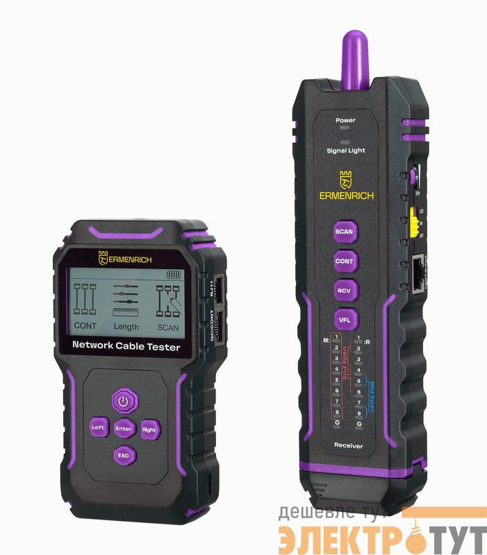 Тестер кабельный многофункциональный NetGeeks NP45 Ermenrich 84554