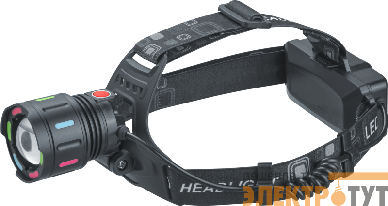 Фонарь аккумуляторный налобный 95 560 NPT-H44-ACCU 1LEDx10Вт 4реж Li-ion 2x1.2А.ч NAVIGATOR 95560