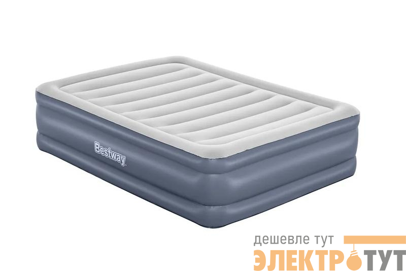 Кровать надувная 152х203х51см+встр. насос 220В (6713I) Bestway 6941607326428