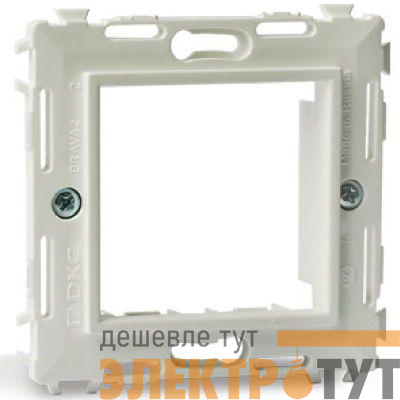 Каркас 1-м 2мод. Brava сл. кость RAL9001 DKC 75020SL