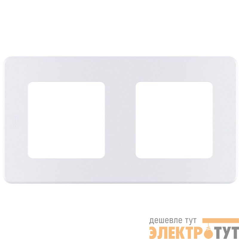 Рамка 2-м СП Inspiria IP20 жемчуж. IEK 673946