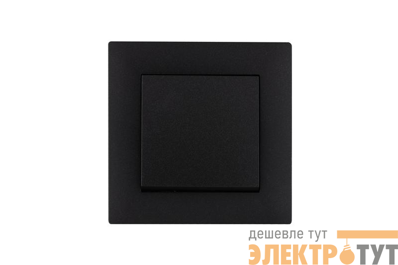 Выключатель 1-клав. Karea RIZZ STAR чер. Makel 88054001