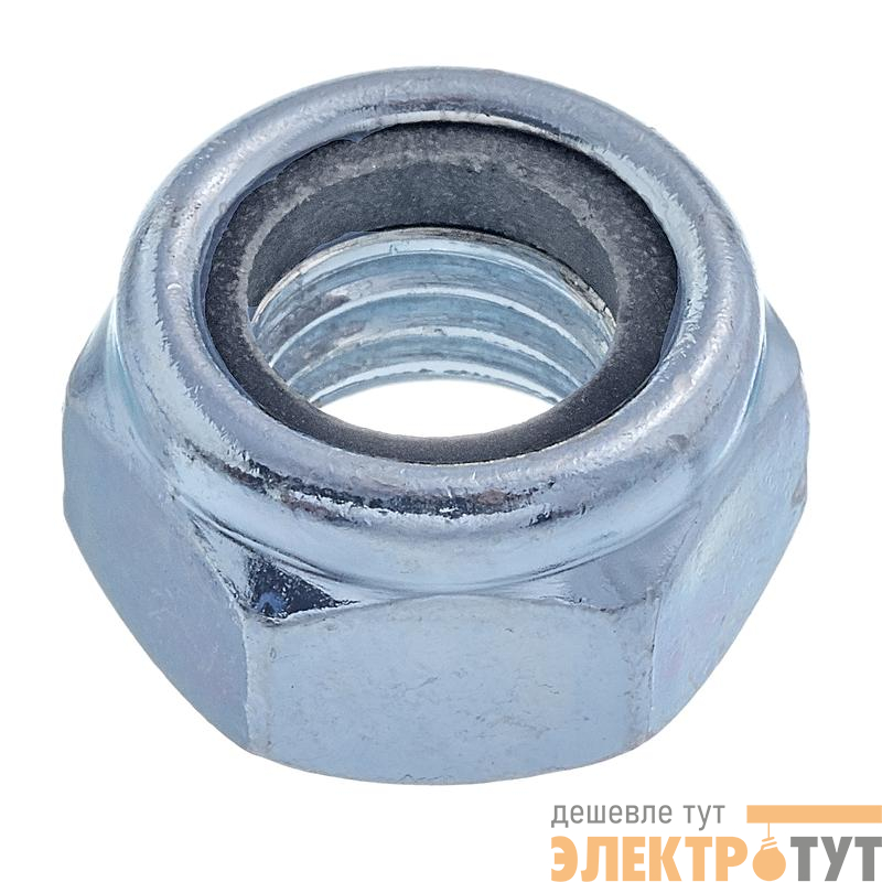 Гайка самостопорящаяся М 12 DIN 985 цинк (уп.2шт) европодвес СТРОЙМЕТИЗ 3040071
