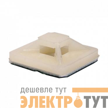 Площадка самоклеящаяся ПС-30 30х30 под хомуты (уп.100шт) IN HOME 4690612011912