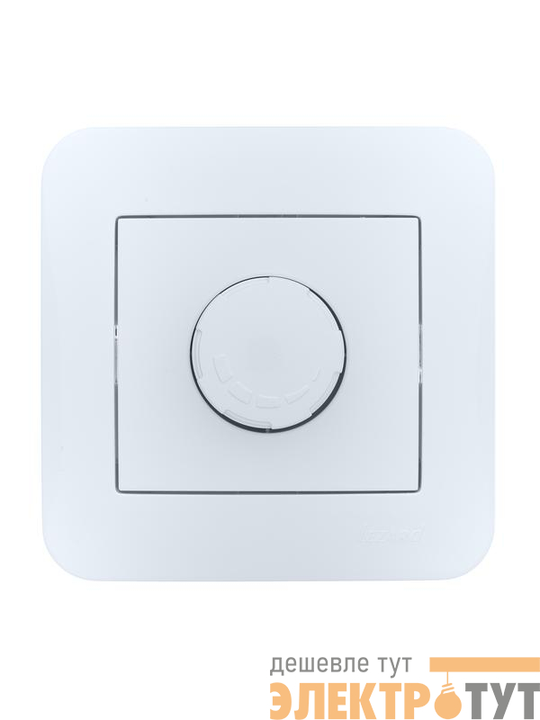 Светорегулятор повор-нажим. СП ASTI для LED ламп в сборе бел. LEZARD 7081-0202-163