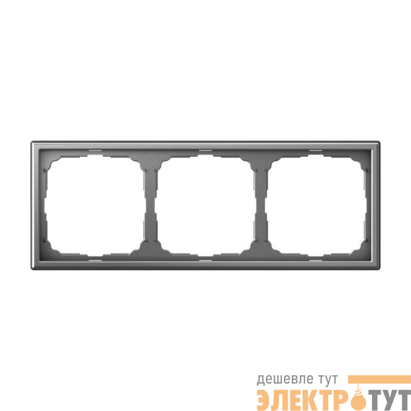 Рамка 3-м ArtGallery универс. сталь SE GAL000903