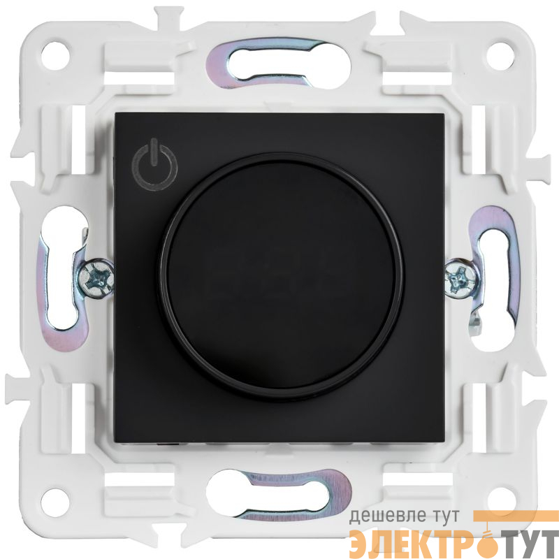 Термостат электронный SKANDY SK-T01Bl с индикацией черн. IEK SK-RT11-K02