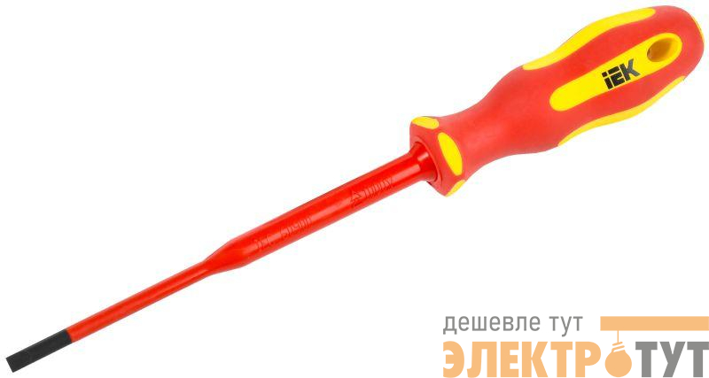 Отвертка диэлектрическая SLIM SL3.5х100 Т2 ARMA2L 5 IEK A2L5-SC31-T2-SL-35-100
