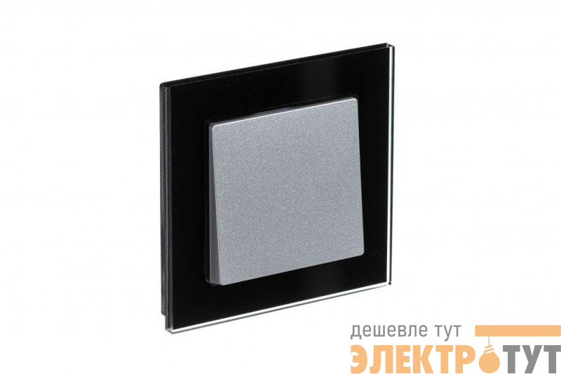 Рамка 1-м AtlasDesign Nature стекло черн. SchE ATN321001