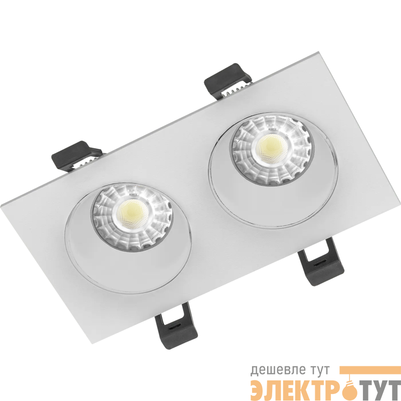 Рамка двойная ADJUSTABLE UGR/R бел./бел. СТ 2902000120