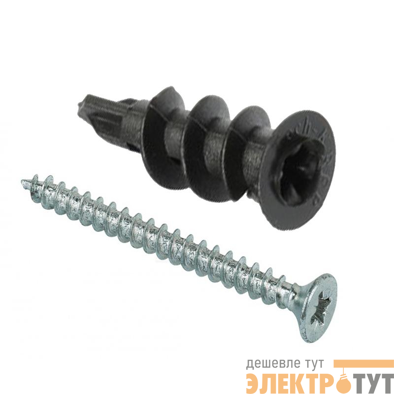 Анкер (дюбель) DRIVA NYLON с шурупом (уп.4шт) Tech-KREP 102947