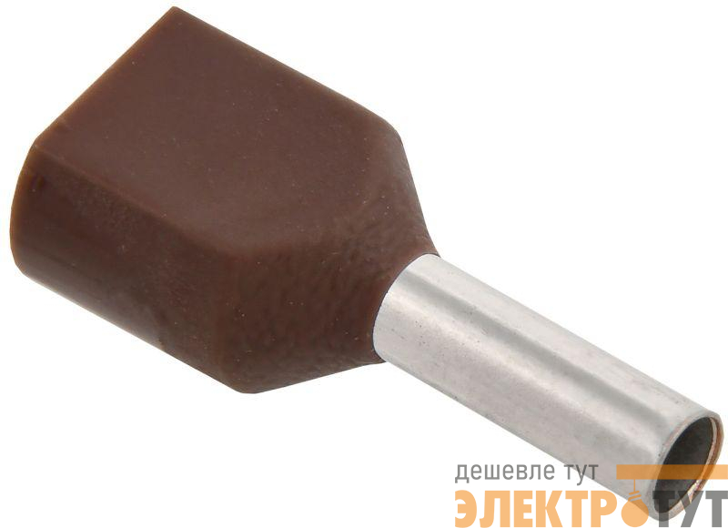 Наконечник НШВИ(2) 1.5-8 корич. (уп.20шт) IEK UTE10-4-D2-4-100