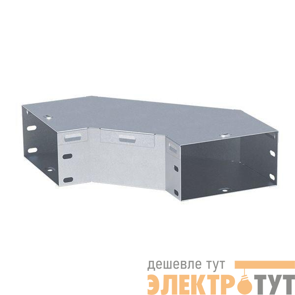 Угол для лотка горизонтальный 90град. 500х80 1мм EKF g9080500-1