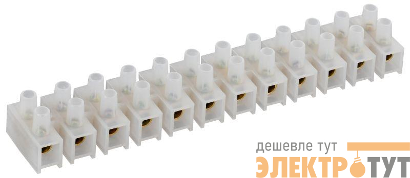 Колодка клеммная ЗВИ-100 10-25кв.мм 12пар GENERICA UZV10-100-025-K01-10-G
