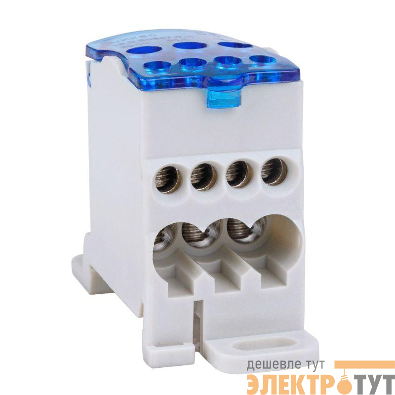 Блок распределительный на DIN-рейку OptiKit РБД-80А на DIN-рейку КЭАЗ 351068