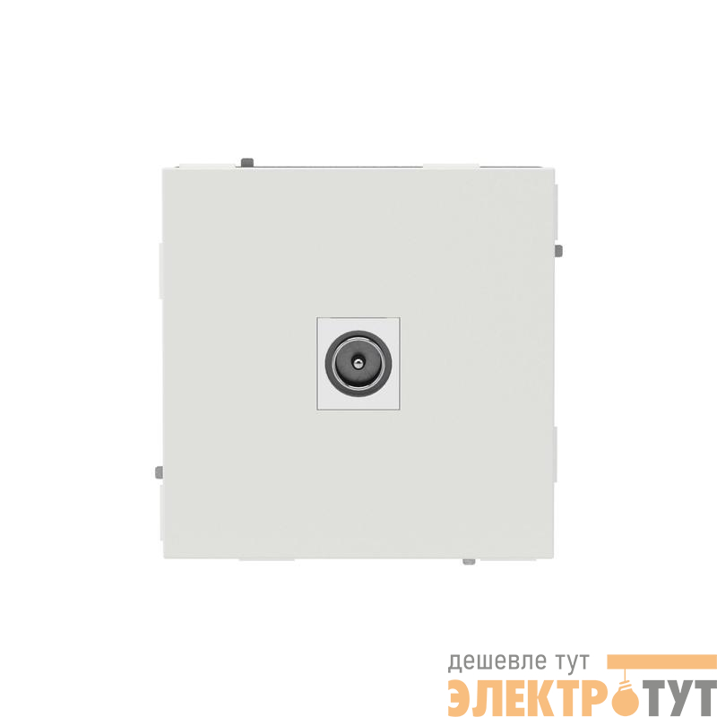 Розетка телевизионная одиночная TV KANT бел. песок DKC 7010503