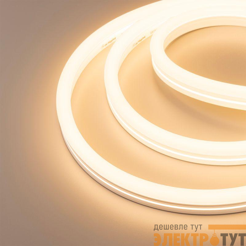 Лента светодиодная MOONLIGHT-SIDE-X336-12х24mm 230V Warm 2700К 11Вт/м IP65 wire x1 грибовидная форма герметичная (уп.50м) Arlight 055520
