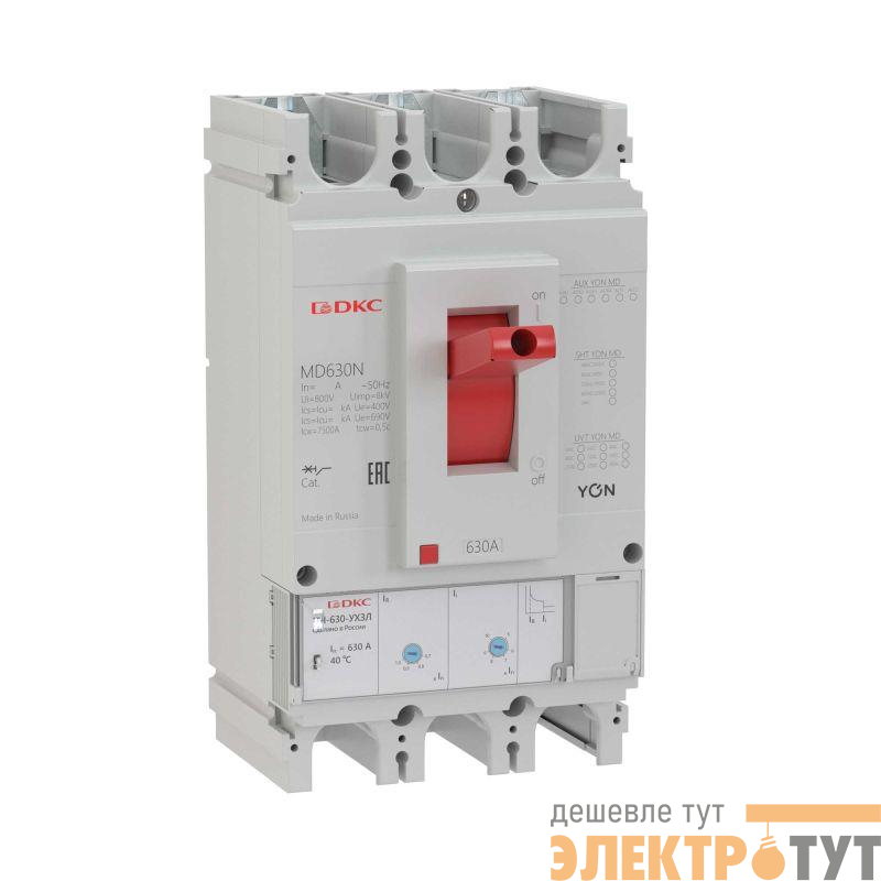 Выключатель автоматический в литом корпусе YON MD630F-TM400