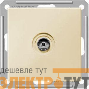 Розетка телевизионная оконечная TV 1-м СП W59 коннектор механизм сл. кость SE RTS-151-2-86