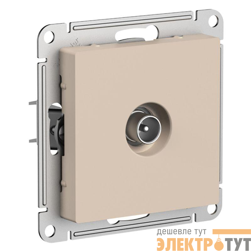 Розетка телевизионная TV AtlasDesign коннектор механизм песочн. SE ATN001293