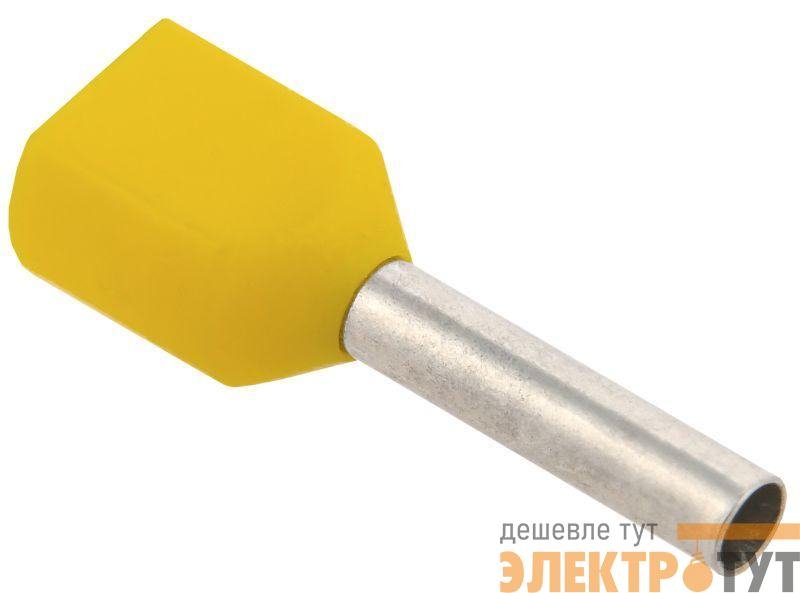 Наконечник НШВИ(2) 1.0-10 желт. (уп.100шт) IEK UTE10-D2-3-100