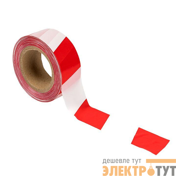 Лента оградительная ЛО "Красно-белая" 50х100 Basic EKF lo-50x100-bas